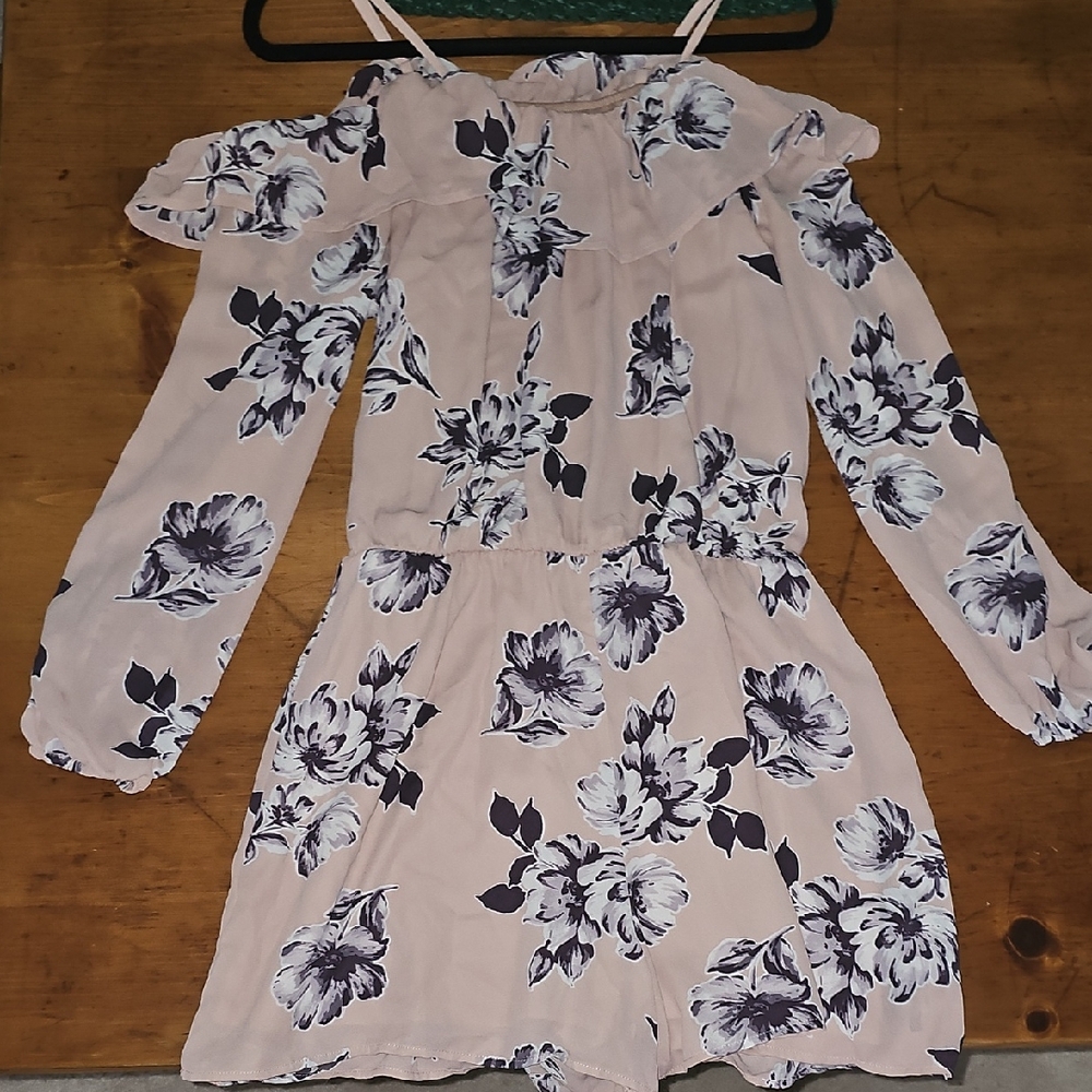 Floral Off-Shoulder Romper